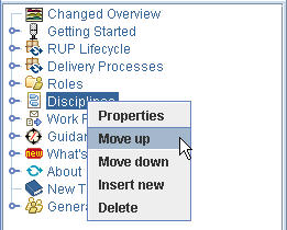 Screenshot of Moving a Topic Within it's Parent